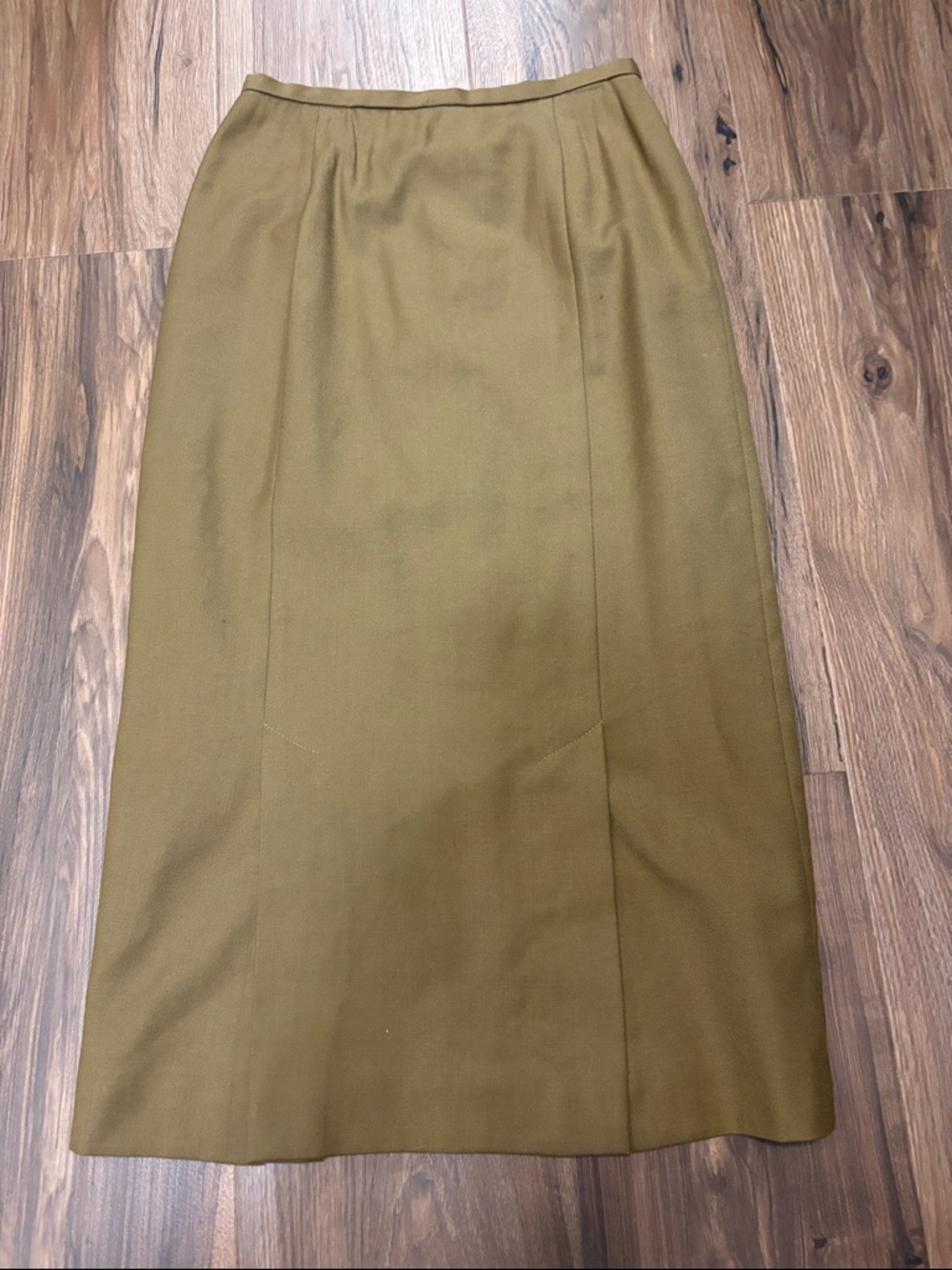 Rena Rowan Wool Midi Pencil Skirt 6P